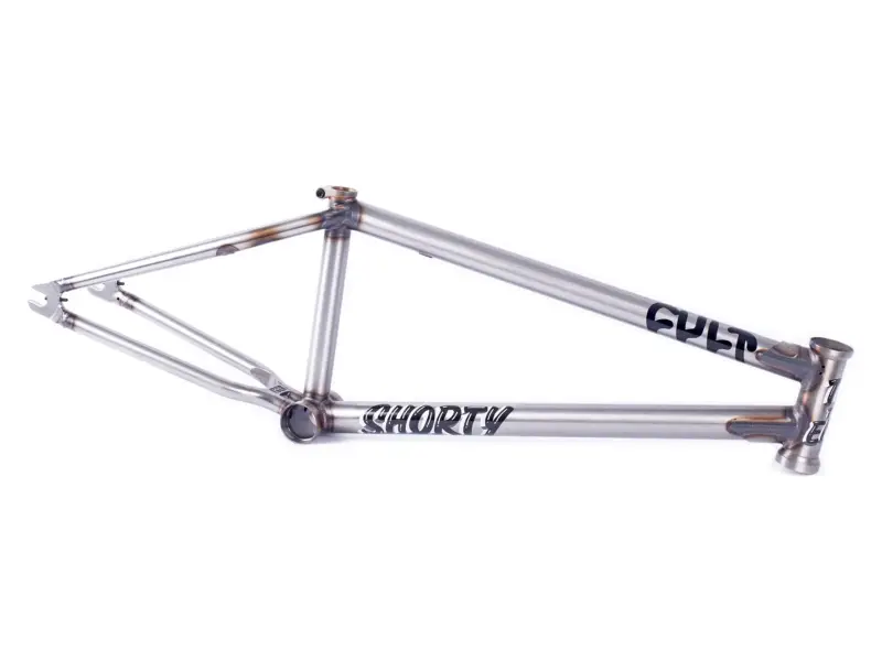 Cult "Shorty" BMX Frame - Matte Clear Raw