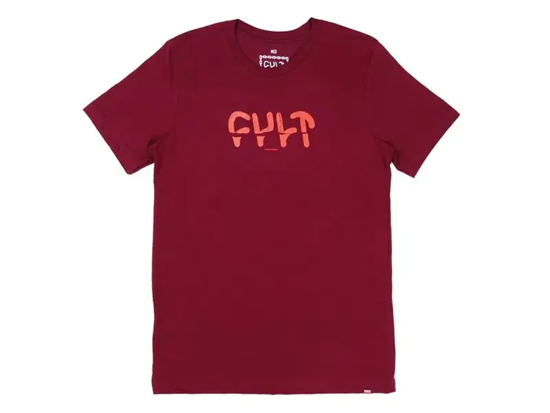 Cult "Sicko" T-Shirt - Burgundy