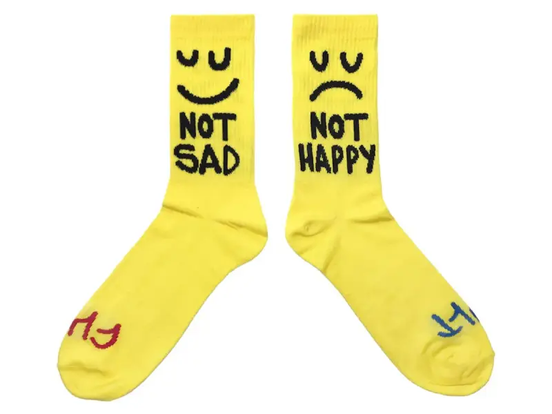 Cult "This Night" Socks - Yellow