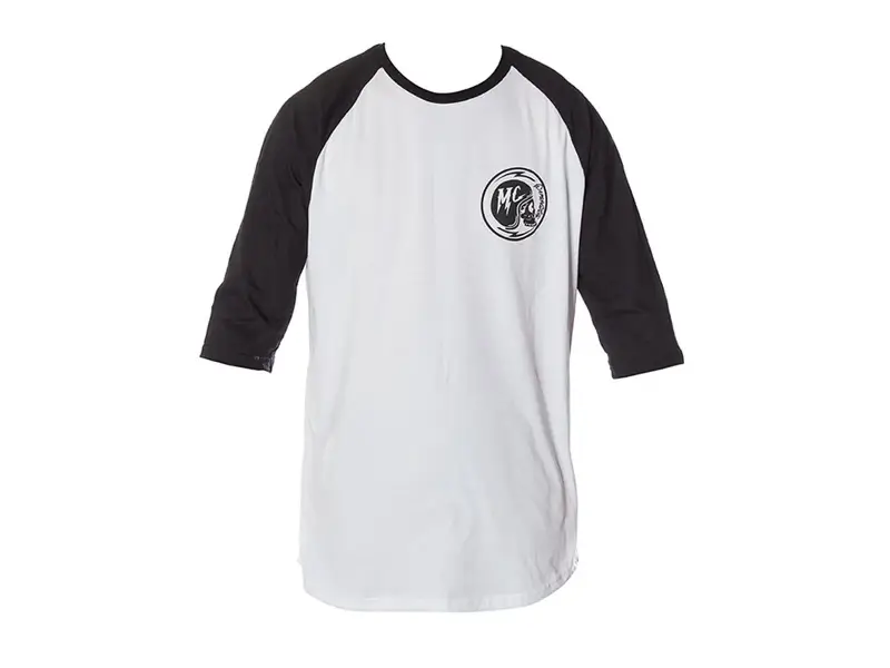 Demolition "Matt Cordova Raglan" 3/4 Longsleeve - White/Black