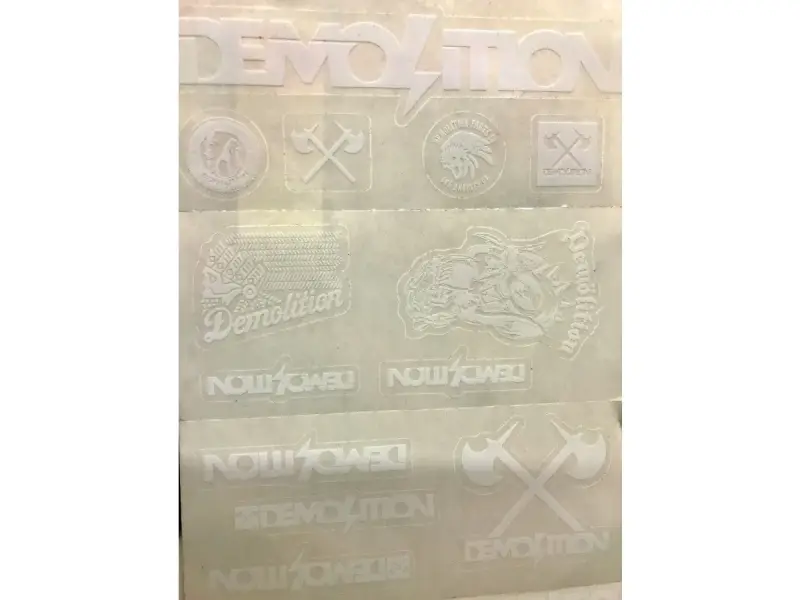 Demolition Stickerset