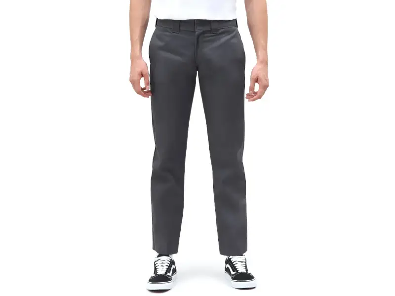Dickies "873 Slim Straight Work" Pants - Charcoal Grey