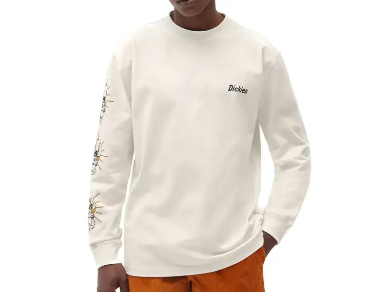 Dickies "Bettles Tee LS" Longsleeve - Ecru White