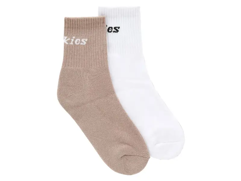 Dickies  "Carlyss" Socken (2 Paar) - White/Brown