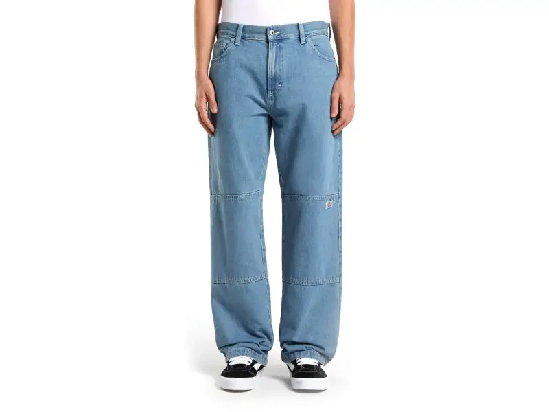 Dickies "Double Knee Denim" Hose - Light Blue