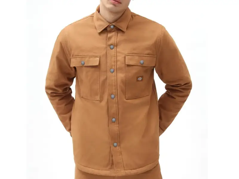 Dickies "Duck Canvas-Shacket" Jacket - Brown Duck