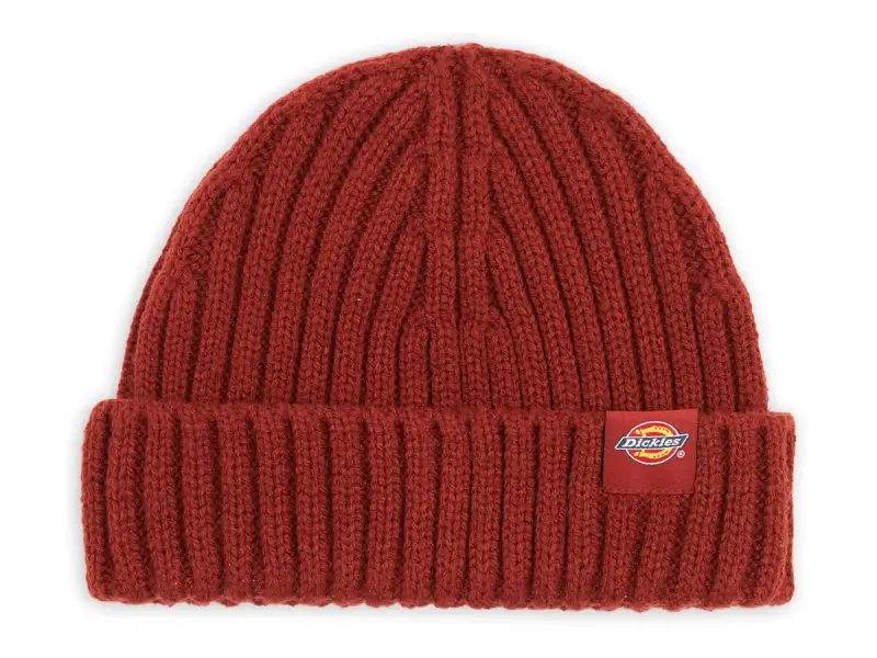 Dickies "Garnett Fisherman" Beanie Mütze - Fired Brick Red