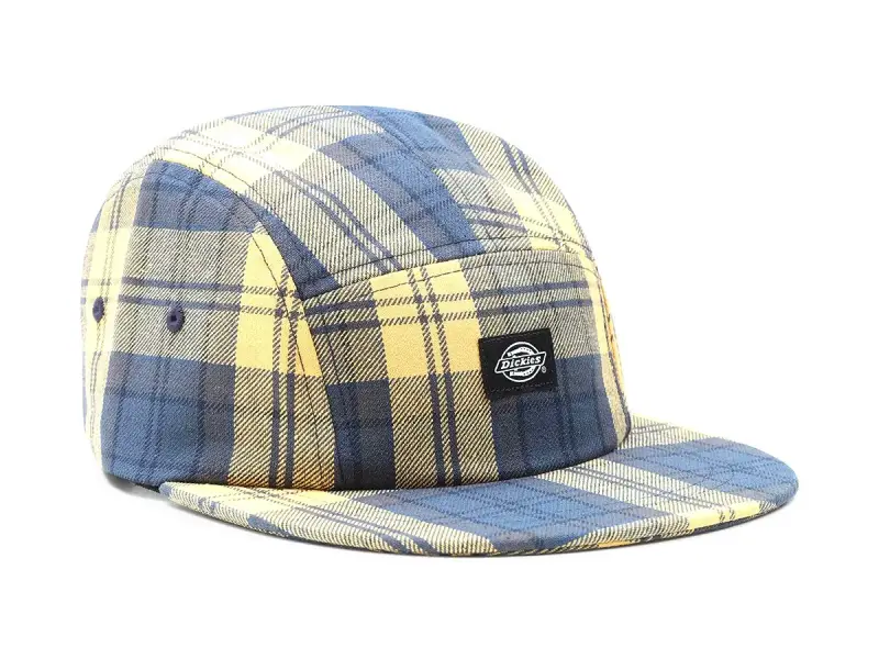 Dickies "Hornbeck Check 5 Panel" Cap - Air Force Blue