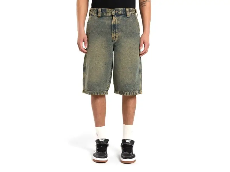 Dickies "Madison Denim Short" Kurze Hose - Yellow Fade Indigo
