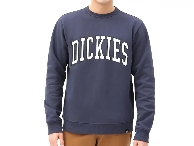 Dickies "Mount Sherman Sweater" Pullover - Navy Blue/White