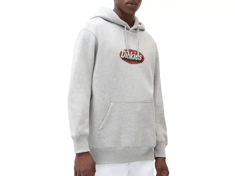 Dickies "Saxman" Hooded Pullover - Grey Melange