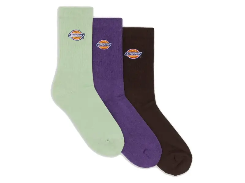 Dickies "Valley Grove" Socks (3 Pair) - Quiet Green