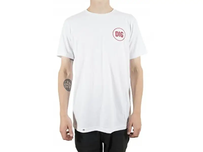 Dig BMX Magazine "Circle" T-Shirt - White