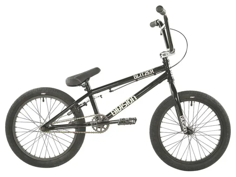 Division BMX "Blitzer 18" 2021 BMX Rad - 18 Zoll - Black / Polished