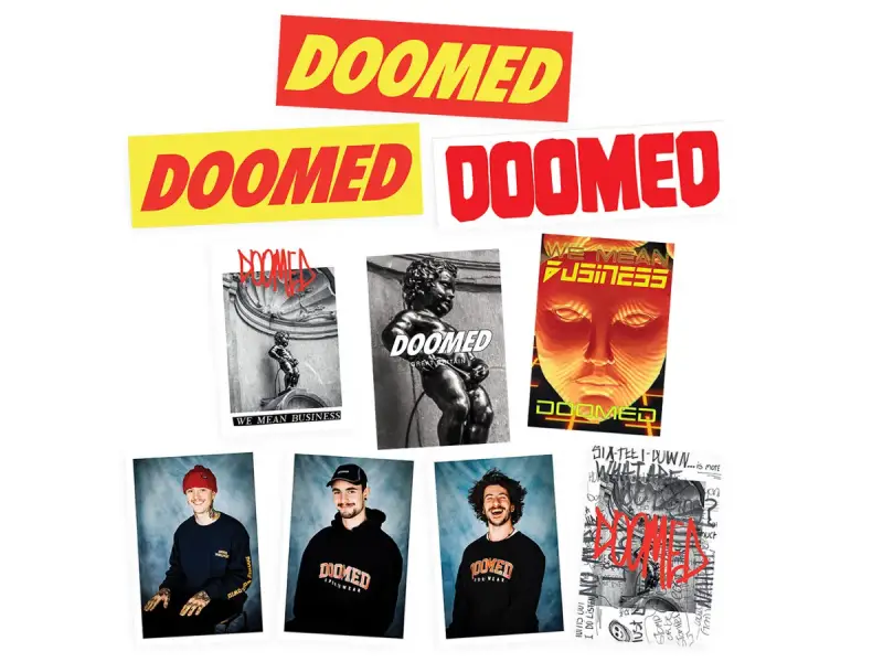 Doomed Brand "10 Pack" Stickerset