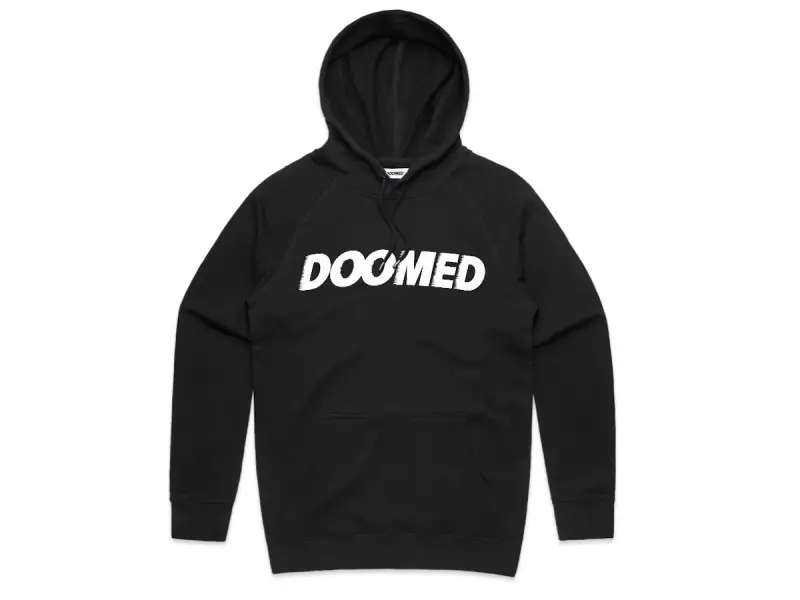 Doomed Brand "Archie" Hooded Pullover - Black