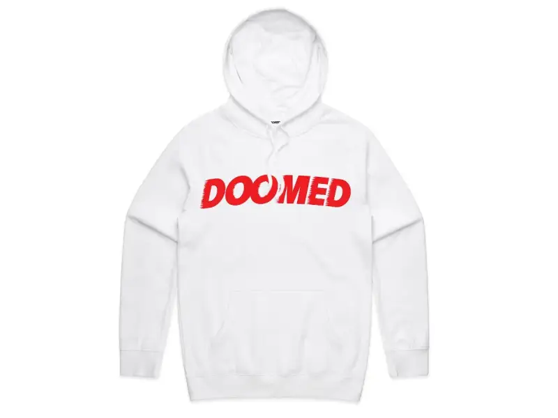 Doomed Brand "Archie" Hooded Pullover - White