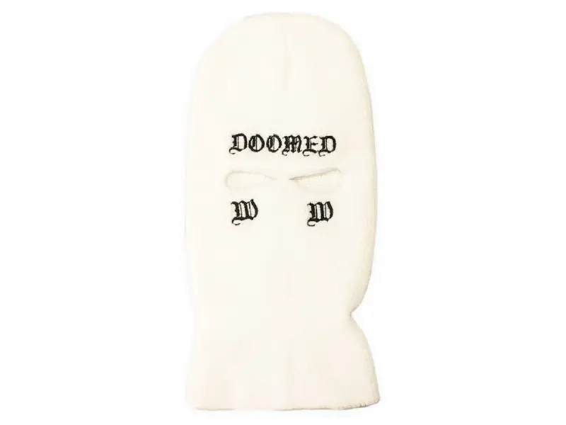 Doomed Brand "Balaclava" Storm Mask Beanie - White