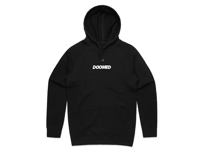Doomed Brand "Basics" Hooded Pullover - Black