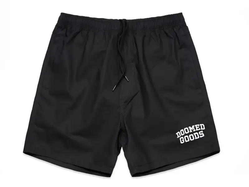 Doomed Brand "Beach" Short Pants - Black