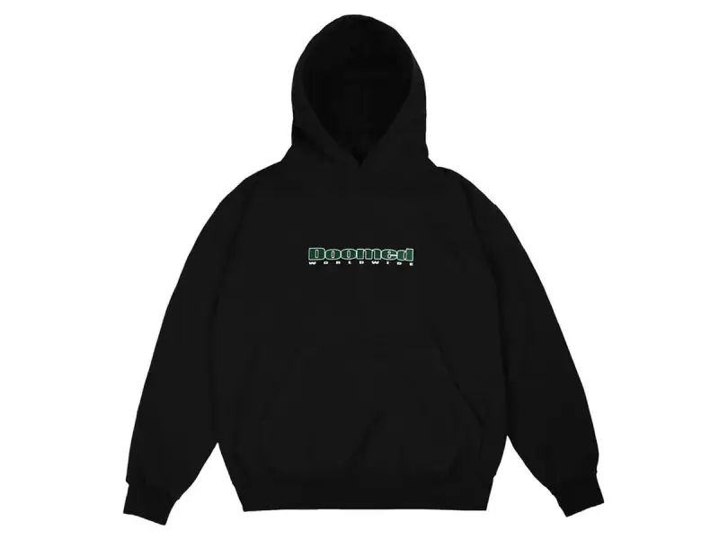 Doomed Brand "Braintree" Hooded Pullover - Black