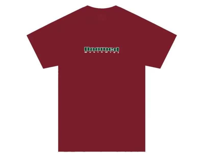 Doomed Brand "Braintree Tee" T-Shirt - Burgundy