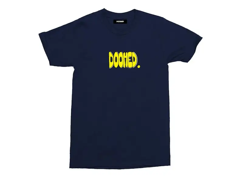 Doomed Brand "Bubs" T-Shirt - Navy Blue