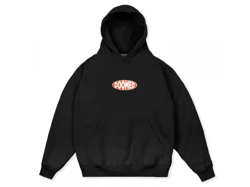 Doomed Brand "Bulge" Hooded Pullover - Black