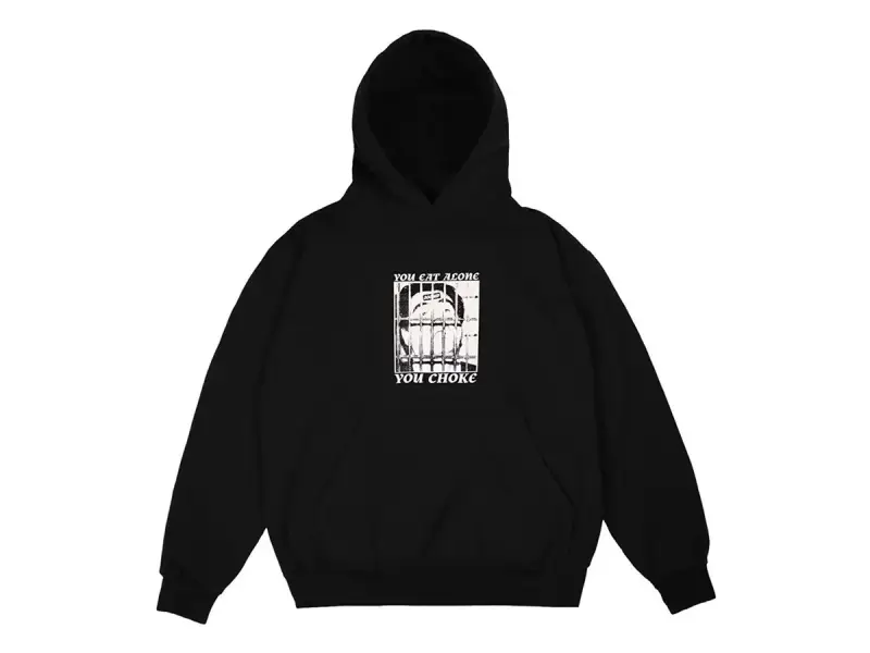 Doomed Brand "Choke" Hooded Pullover - Black