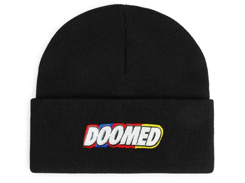 Doomed Brand "Colour" Beanie - Black