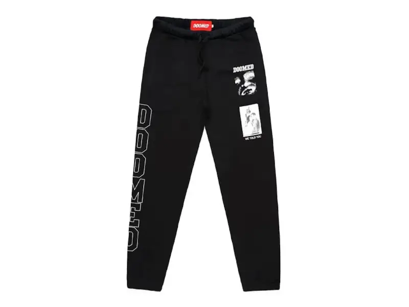 Doomed Brand "Covid" Jogging Pant - Black