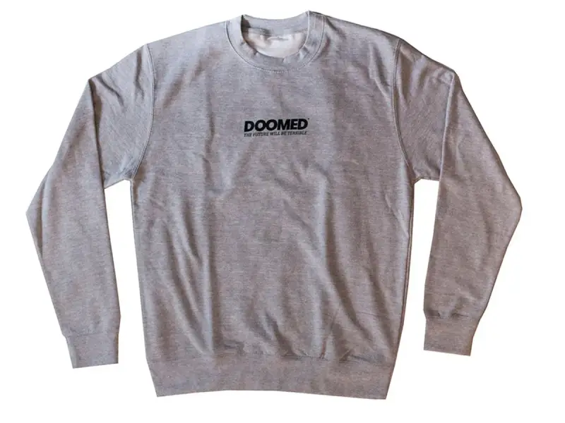 Doomed Brand "Crew" Pullover - Grey