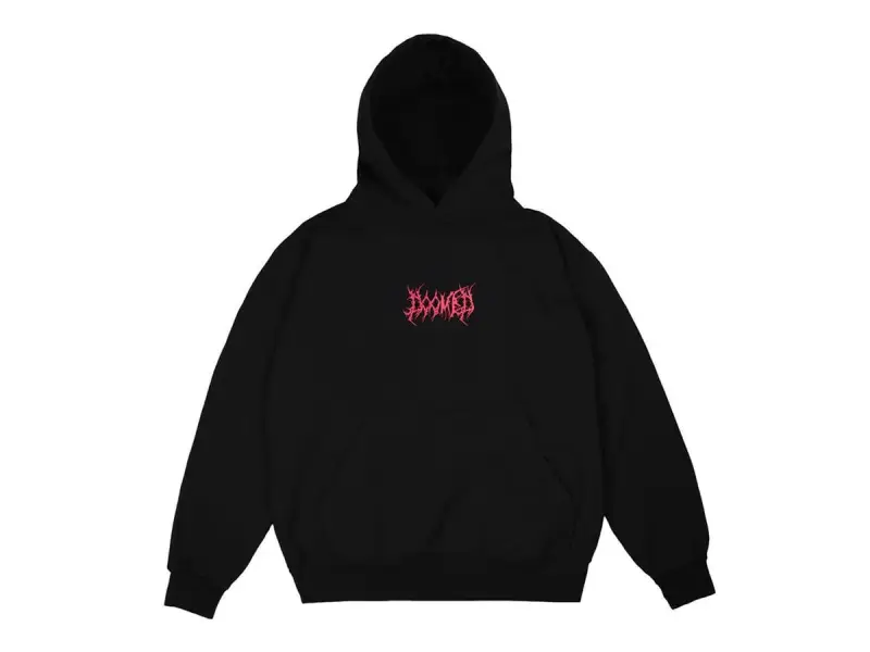 Doomed Brand "Death" Hooded Pullover - Black