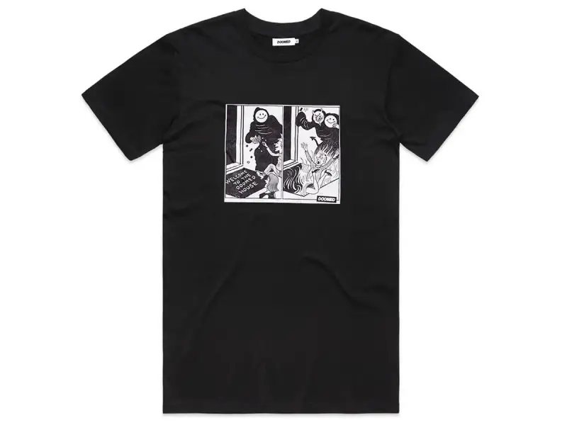 Doomed Brand "Doomed House" T-Shirt - Black