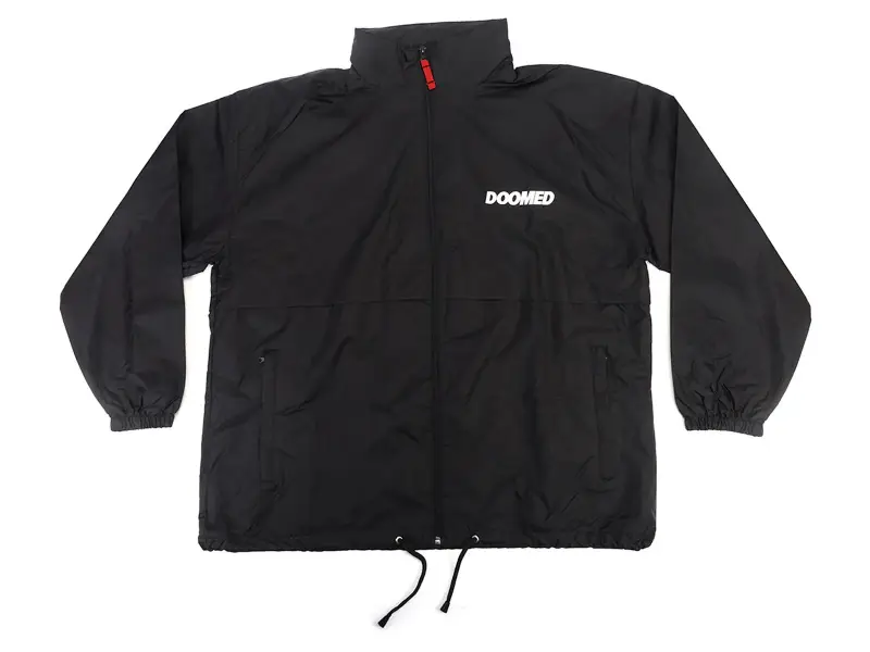 Doomed Brand "AIR" Windbreaker Jacket - Black