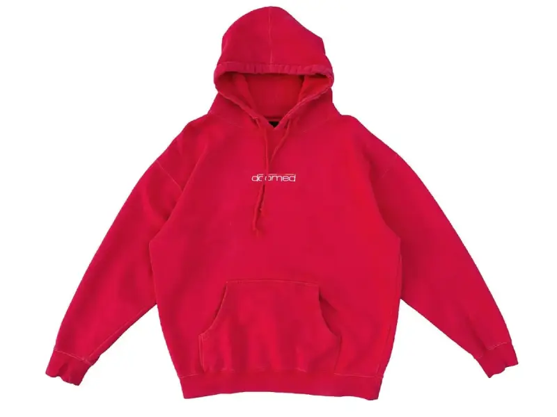 Doomed Brand "Doomerton" Hooded Pullover - Red