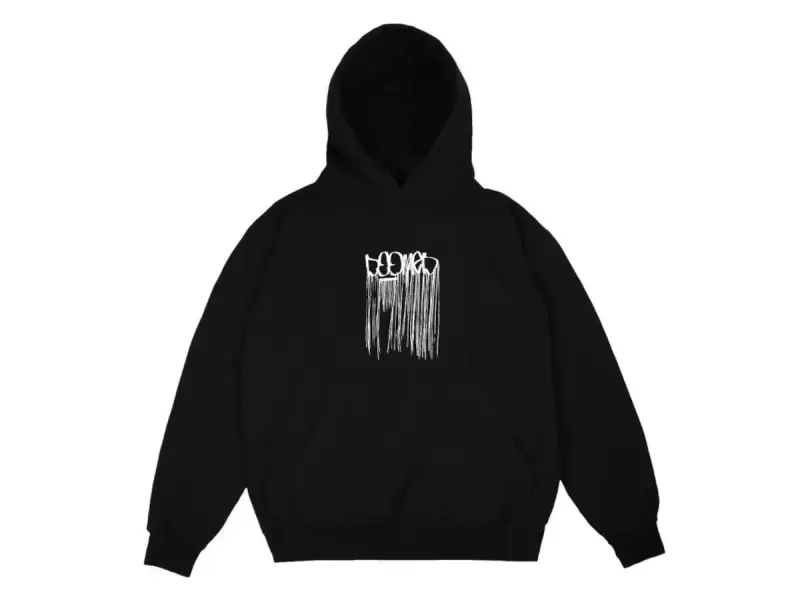 Doomed Brand "Drip" Hooded Pullover - Black