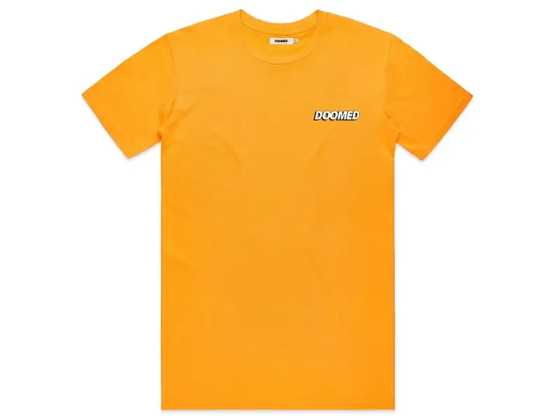 Doomed Brand "Drop" T-Shirt - Gold