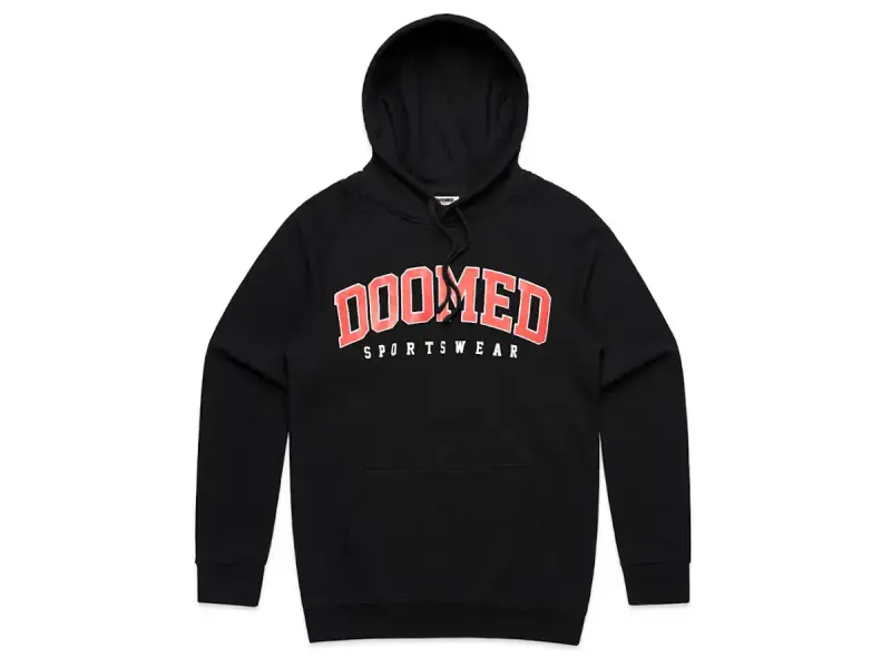 Doomed Brand "Dropout" Hooded Pullover - Black