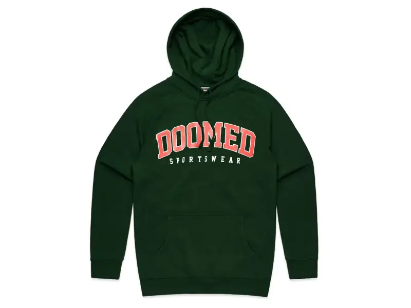Doomed Brand "Dropout" Hooded Pullover - Forest