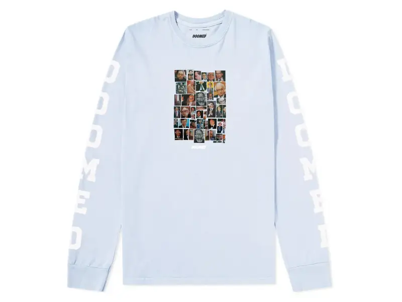 Doomed Brand "Establishment" Longsleeve - Light Blue