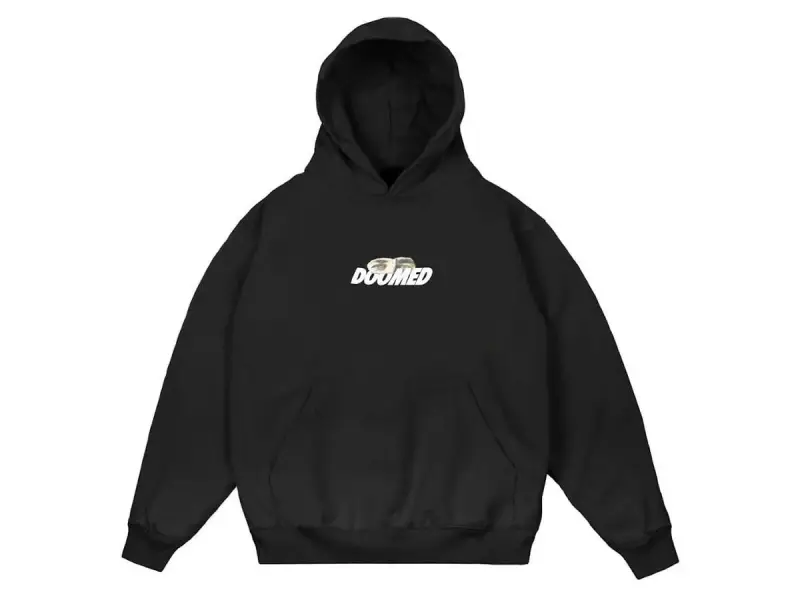 Doomed Brand "Everything" Hooded Pullover - Black