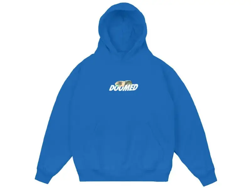 Doomed Brand "Everything" Hooded Pullover - Blue