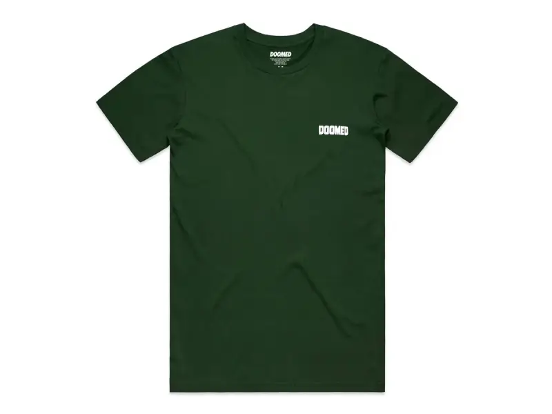 Doomed Brand "Evil Dumb" T-Shirt - Forest Green