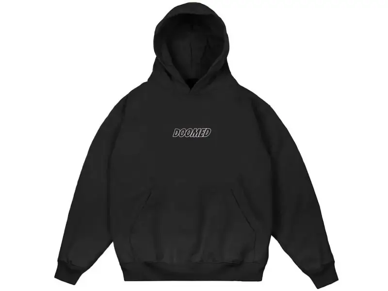 Doomed Brand "Eye" Hooded Pullover - Black