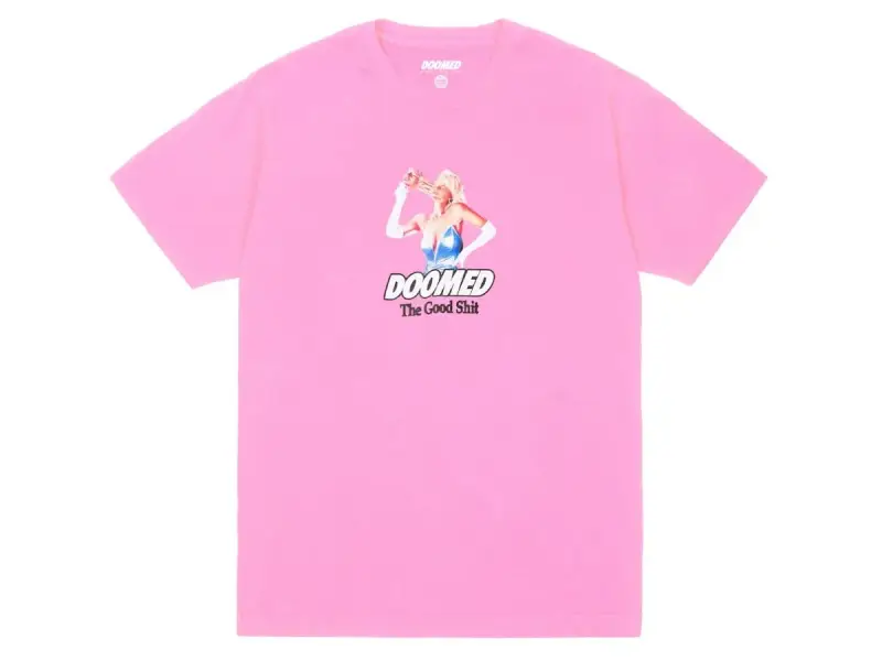Doomed Brand "Face Off" T-Shirt - Pink