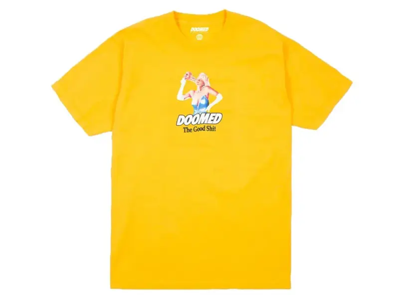Doomed Brand "Face Off" T-Shirt - Yellow