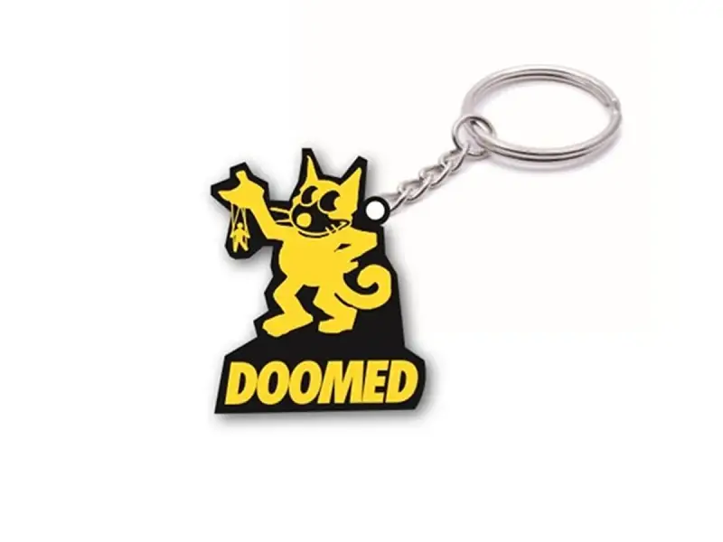 Doomed Brand "Felix Enamel" Keyring