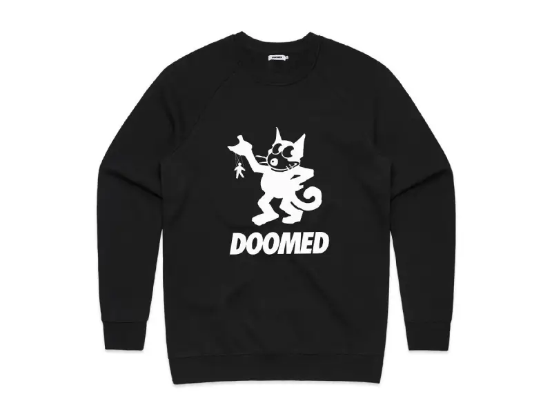 Doomed Brand "Felix Sweater" Pullover - Black