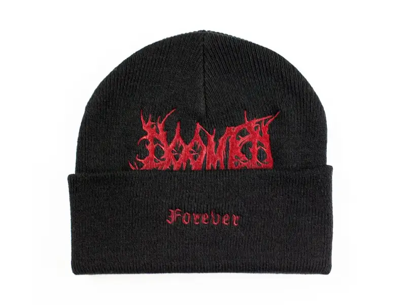 Doomed Brand "Forever" Beanie - Black